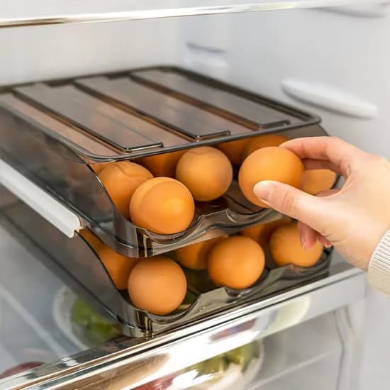슬라이딩 에그 계란 보관함, 1단계란통