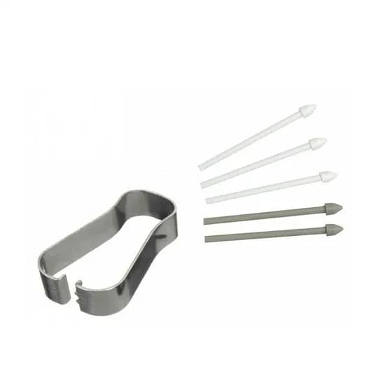 DGITEM 라미 리필 S펜 펜촉, S6, S7 라이트 호환용, 5개입, 블랙 화이트, 1개