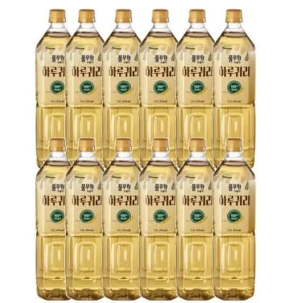 풀무원 하루귀리 곡물차 1.5L 12개