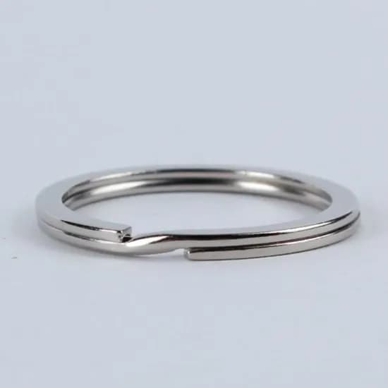 연결고리 납작 이중 오링 실버, 30mm, 10개