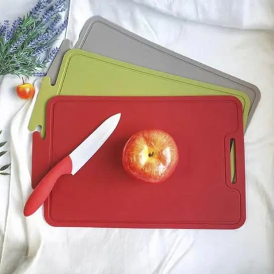 비비또 실리콘 도마 BK538, 그레이, 대, 1개