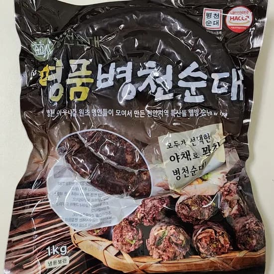 병천순대 명품병천순대 1kg 1개 12,500원