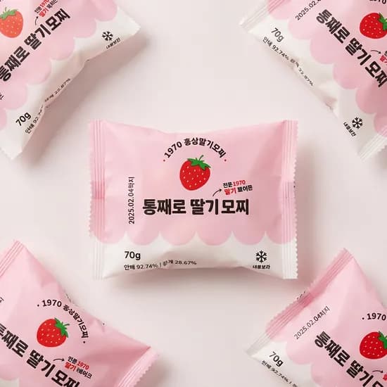 통째로 딸기 모찌 70g 6개입 3박스