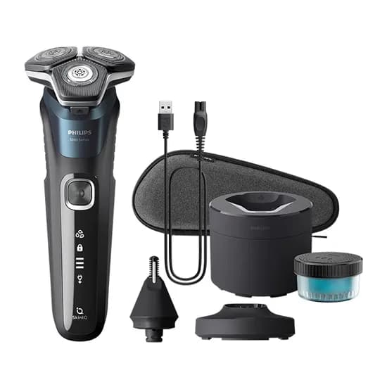 필립스 SkinIQ 5000 시리즈 전기 면도기 S5889/71 일렉트릭 블루 1개