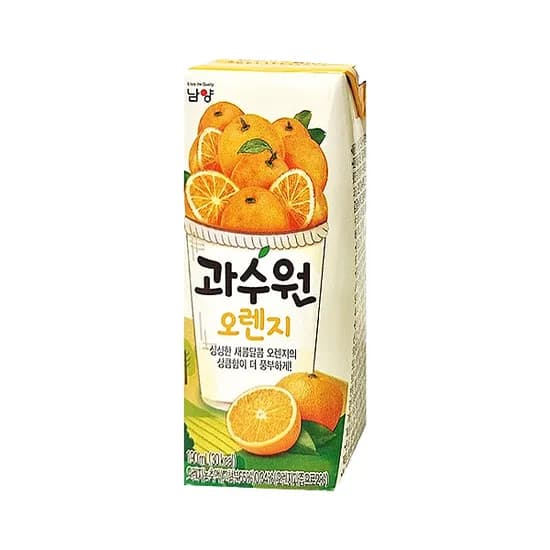남양유업 과수원 오렌지 190ml 48개 15,960원