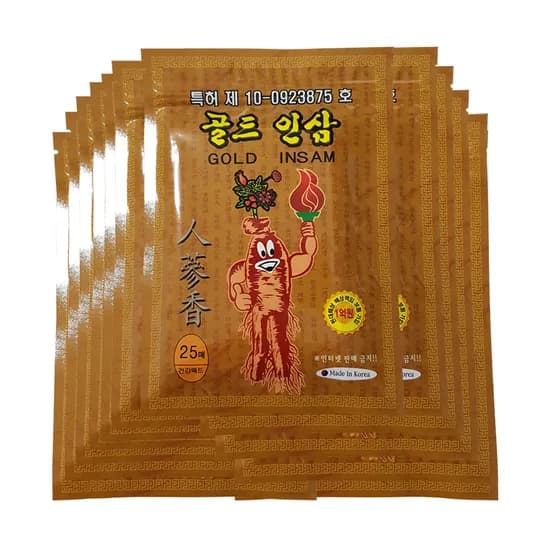 골드인삼 건강패드 25매입 20개