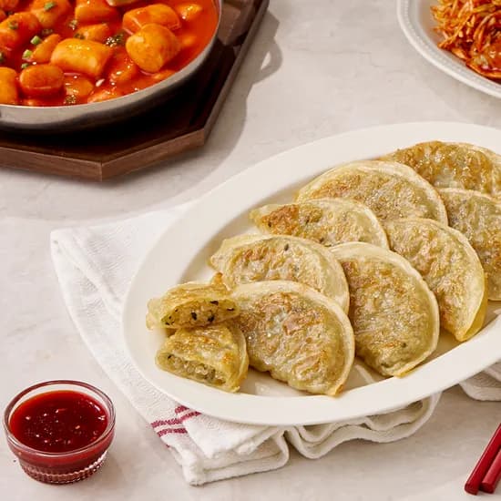 납작프렌즈 마당두 당면만두 양념장세트, 350g, 2봉