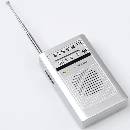 코비 휴대용 라디오, CXPR30, 실버, 1개
