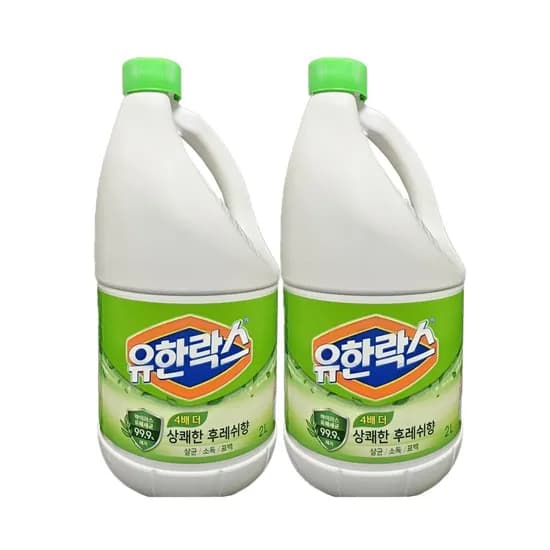 유한락스 후레쉬 락스 2L 2개
