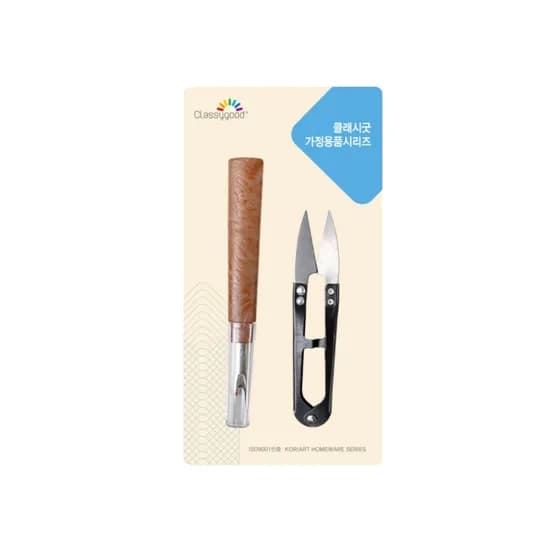 KR리빙 쪽가위 실뜯개 세트 F-5406, 1개