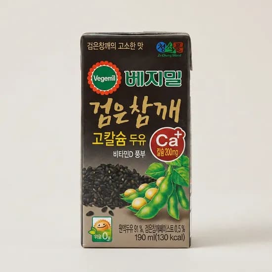 베지밀 검은참깨 고칼슘 두유 190ml 24개
