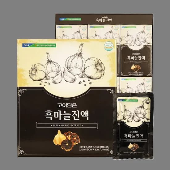 고이담은 흑마늘진액 70ml 30포 2박스