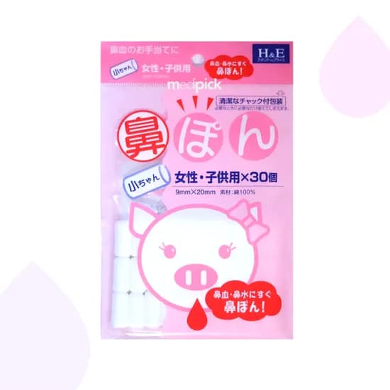 코폰 코피 콧물 흡착솜 어린이 여성용 9x20mm 30개입