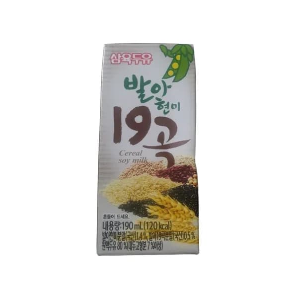 삼육두유 발아현미 19곡 190ml 64개