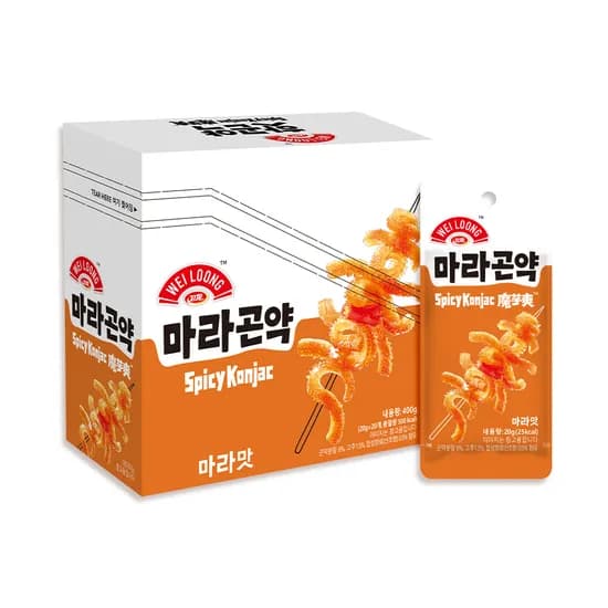 웨이롱 마라곤약 마라맛 20g 20개