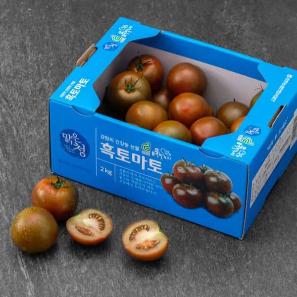 농협 강원 흑토마토 2kg 2박스