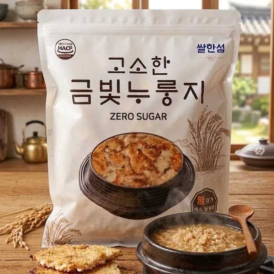 쌀한섬 금빛 누룽지 가마솥 누룽지탕, 3kg, 1개