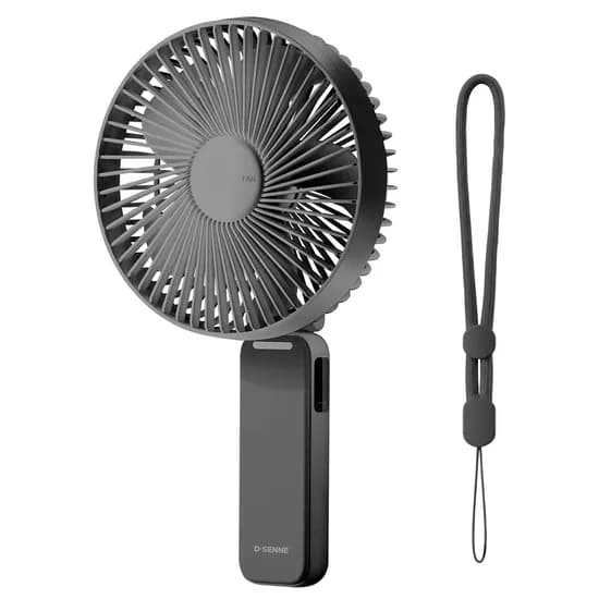 디센느 빅팬 휴대용 선풍기, DSF6, 다크 그레이, 1개