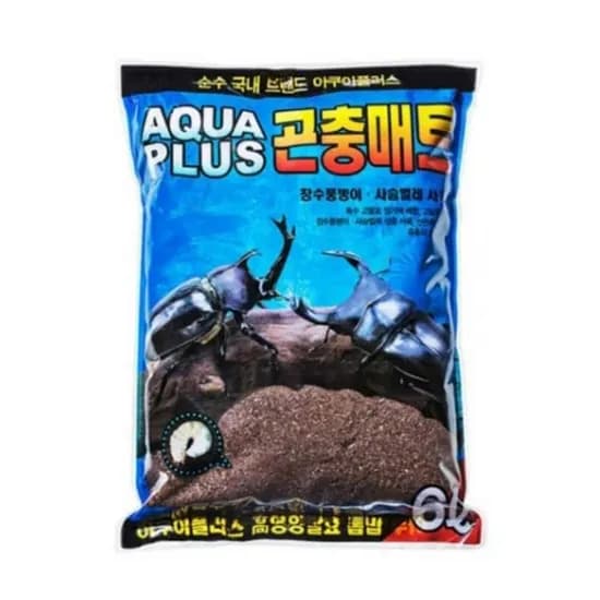아쿠아플러스 곤충매트, 장수풍뎅이 사슴벌레, 6L, 1개