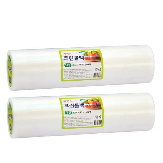 에이스 크린 롤백, 대(L), 500매, 2개