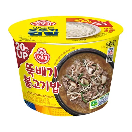 오뚜기 컵밥 뚝배기불고기밥 320g 6개
