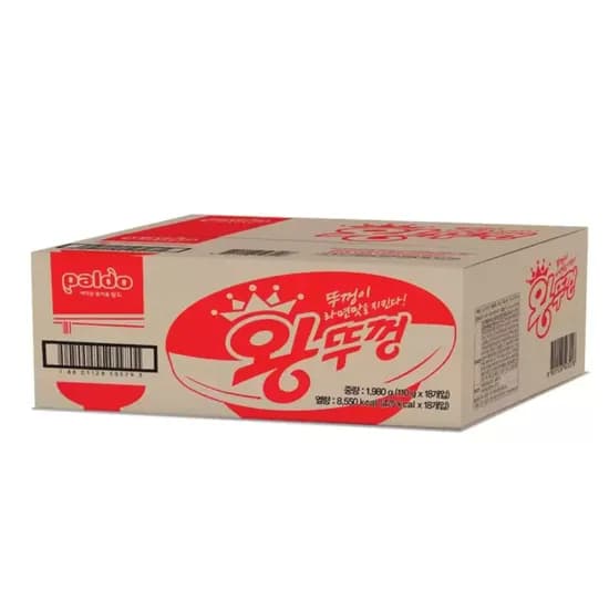 팔도 왕뚜껑, 110g, 18개, 1박스