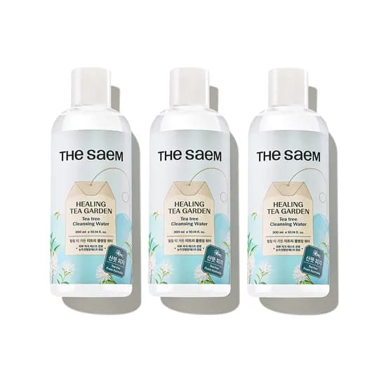 더샘 힐링 티 가든 그린티 클렌징 워터 300ml 3개