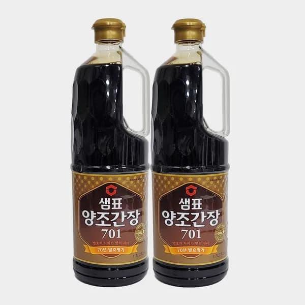 샘표 양조간장 701 특급 1.7L 2개