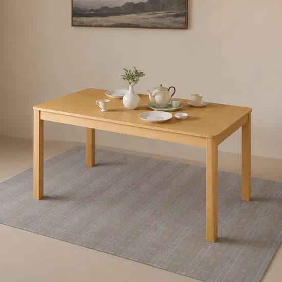 삼익가구 스칸센 4인용 원목 식탁 테이블, 월넛, 1400mm, 1개