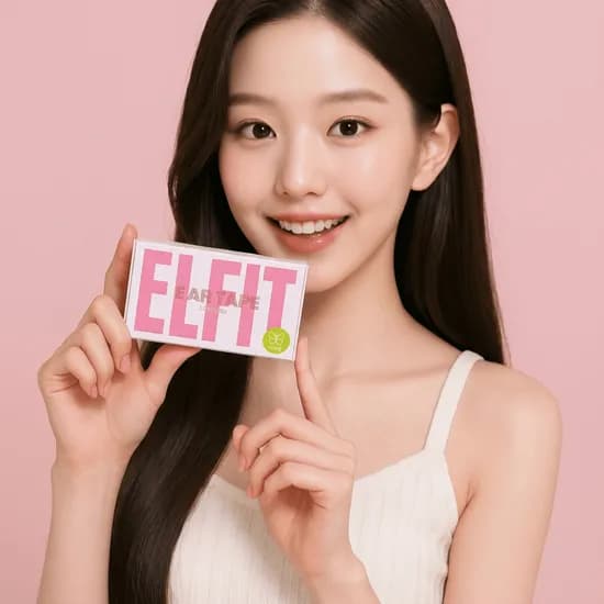 제이로이 페어리 나비형 누운귀 교정 테이프 스티커 투명 30개 1세트