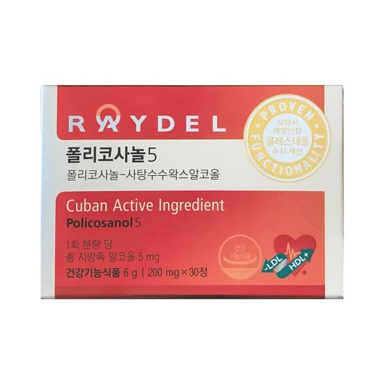 레이델 폴리코사놀5 200mg 30정 1개 29,302원