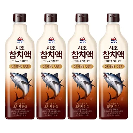 사조대림 참치액 900g 4개