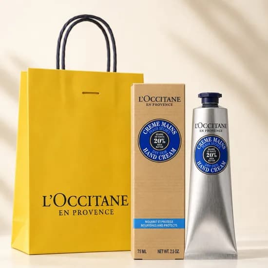 록시땅 시어버터 핸드크림, 쇼핑백 증정, 75ml, 1개