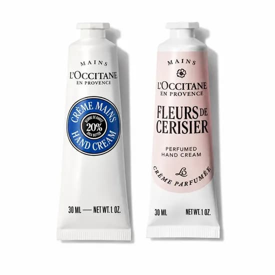 록시땅 시어버터 체리 핸드크림 듀오, 쇼핑백 증정, 30ml, 1개