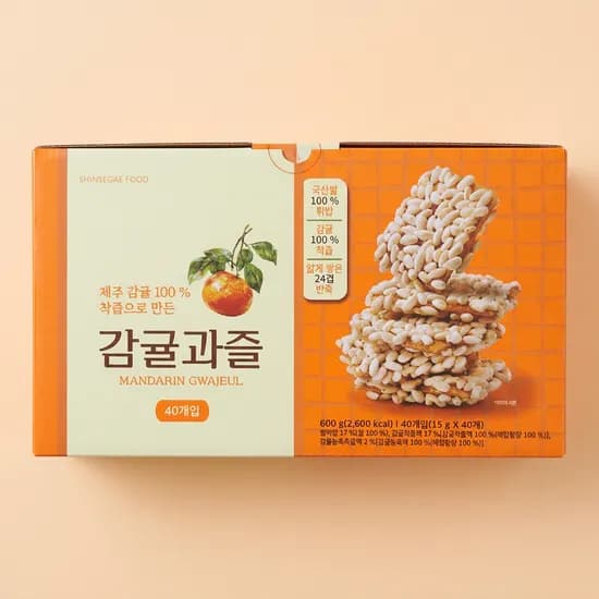 감귤과즐 600g 40개입 18,980원
