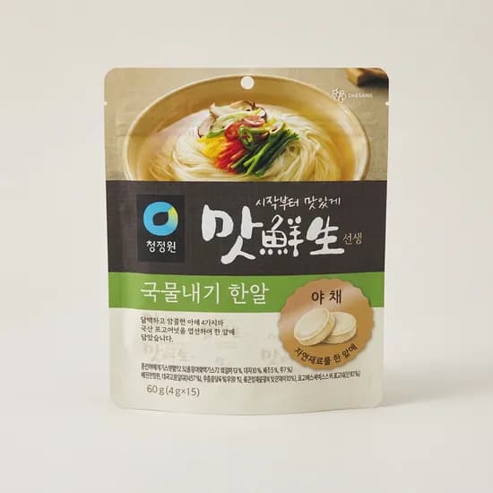 대상 맛선생 야채 국물내기 한알 60g 4개