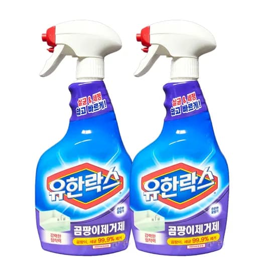 유한락스 곰팡이제거제 600ml 2개