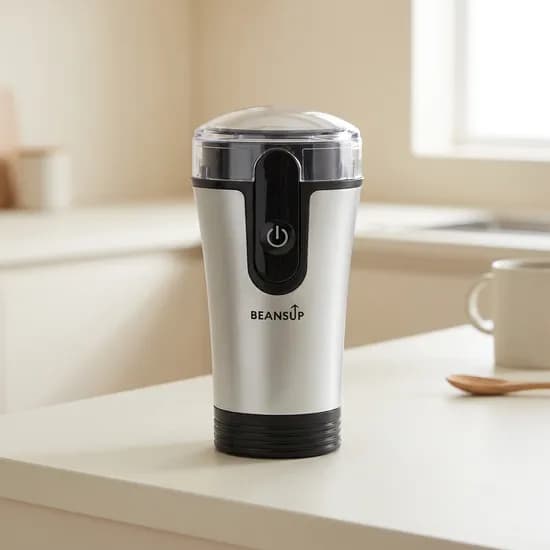 빈스업 전동 커피 그라인더 KWG-120B 최대분쇄량 60g