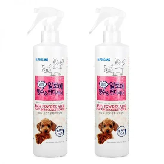 포켄스 후로랄 알로에 향수 컨디셔너, 베이비파우더 알로에 향수 컨디셔너, 300ml, 2개