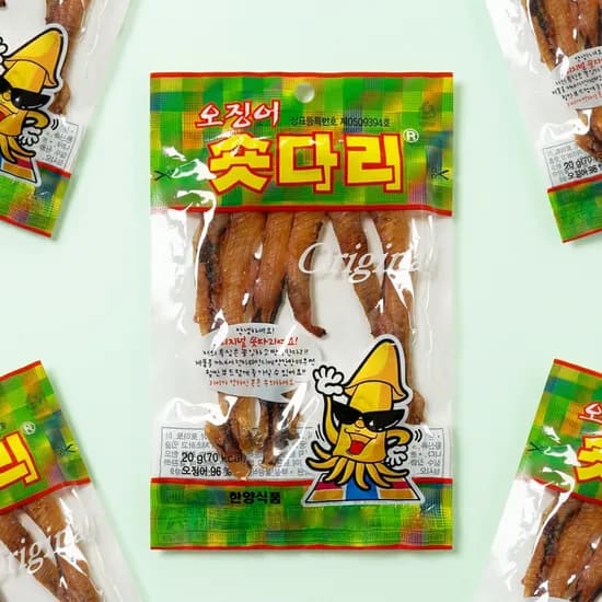 한양식품 오징어 숏다리 20g 10개