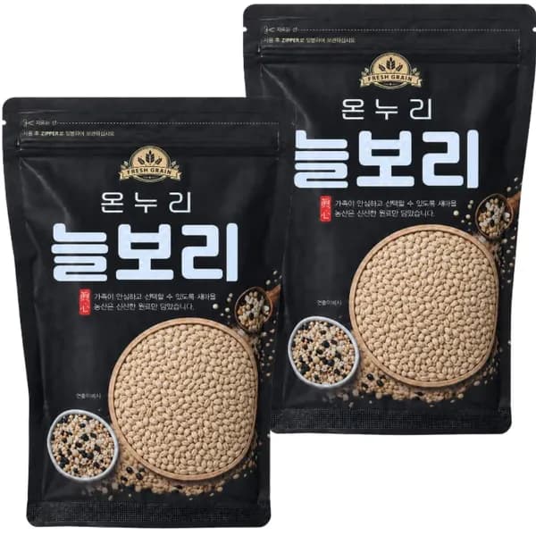 새마을농산 국산 26년 햇 늘보리 500g 2봉