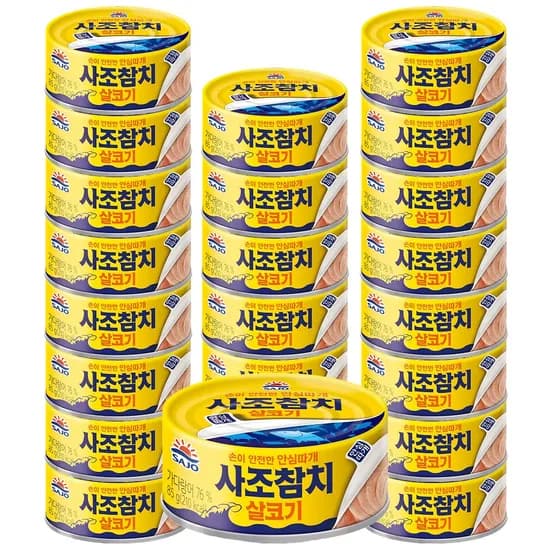 사조대림 사조안심따개살코기참치, 85g, 24개