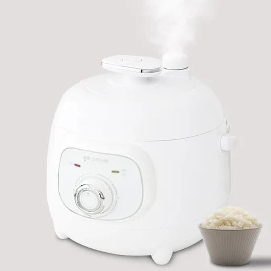 키친아트 미니압력밥솥 1~2인용 KSJ-RC350, 화이트