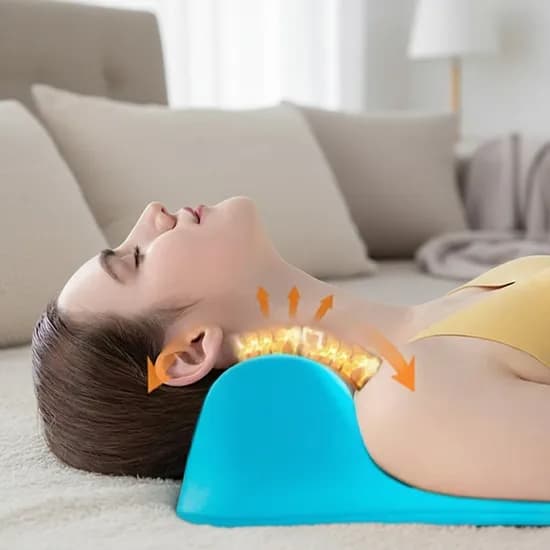 아룸 목마사지 스트레칭 견인기 블루 1개