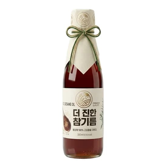 들녘 전통압착 더 진한 통참깨100퍼센트 참기름, 350ml, 1개