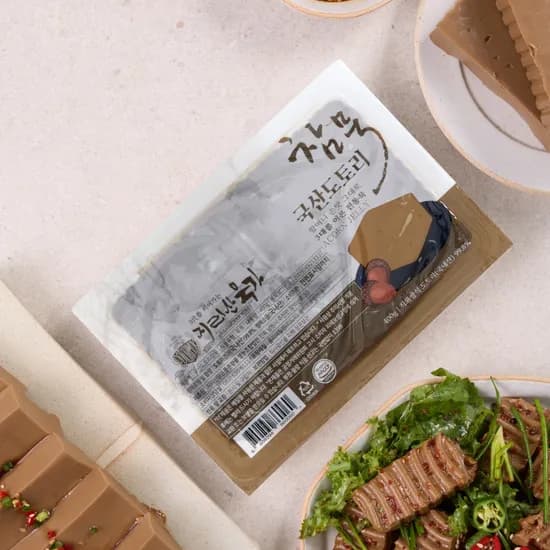 지리산묵가 국내산 참도토리묵 400g 1개