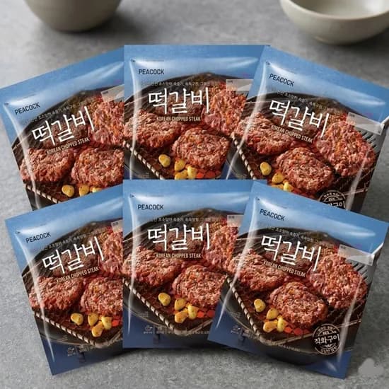 피코크 떡갈비 450g 6개