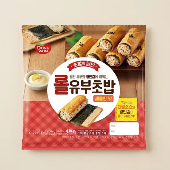 동원 롤유부초밥 새콤한맛 254g 4개 15,499원