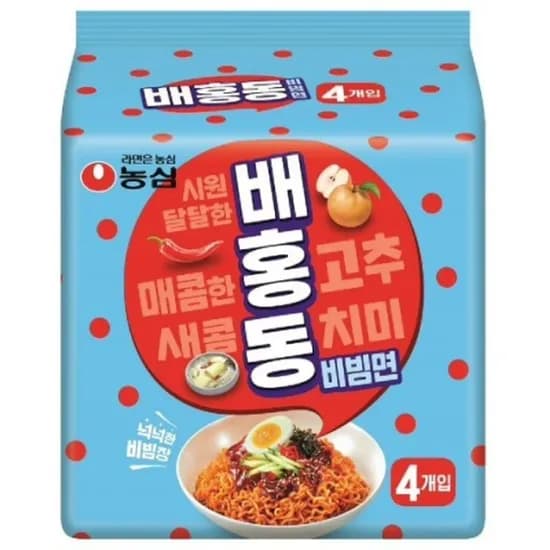 농심 배홍동비빔면멀티 4개입 8개