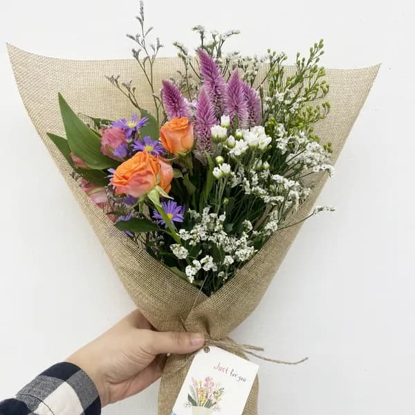 오후의 꽃 생화 들꽃 꽃다발 1개